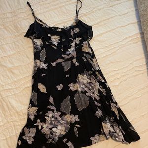 Small black and grey floral dress